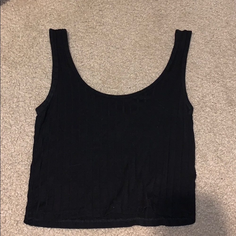 Black tank top